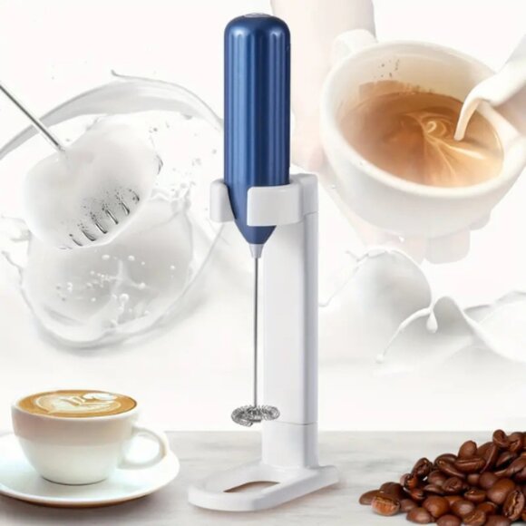 Powerful 10000 RPM Handheld Electric Milk Frother Drink Mixer Battery Operated - Picture 4 of 10